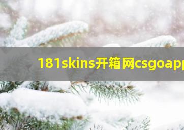 181skins开箱网csgoapp