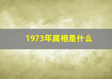 1973年属相是什么