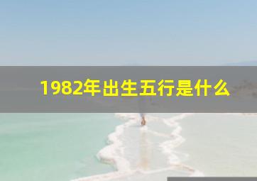 1982年出生五行是什么