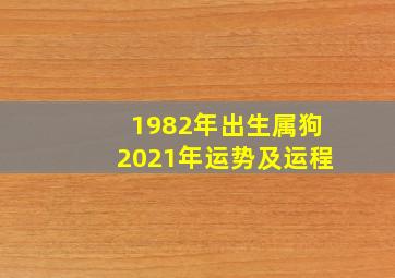 1982年出生属狗2021年运势及运程