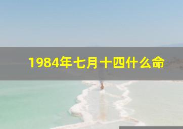 1984年七月十四什么命