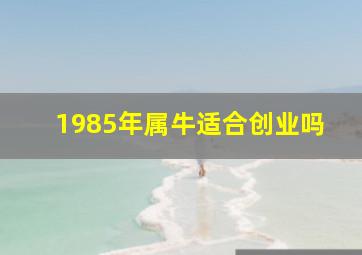 1985年属牛适合创业吗