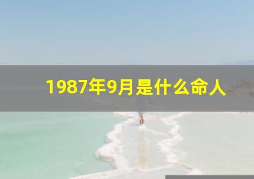 1987年9月是什么命人