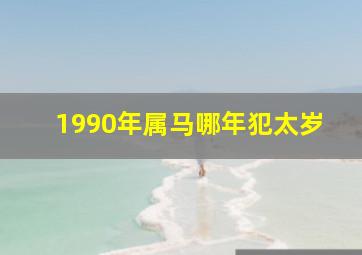 1990年属马哪年犯太岁