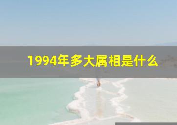 1994年多大属相是什么