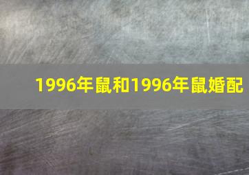 1996年鼠和1996年鼠婚配