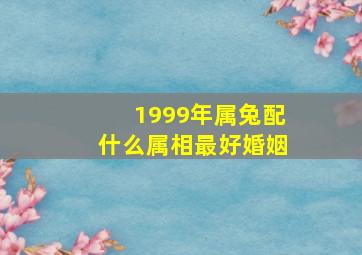 1999年属兔配什么属相最好婚姻