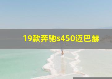 19款奔驰s450迈巴赫