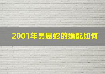 2001年男属蛇的婚配如何