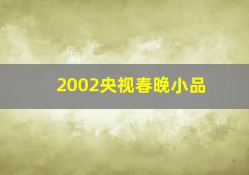 2002央视春晚小品