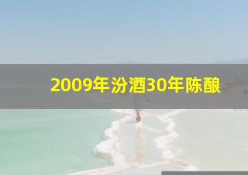 2009年汾酒30年陈酿