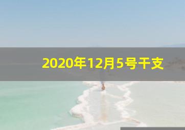 2020年12月5号干支