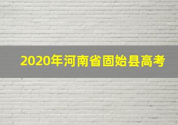 2020年河南省固始县高考