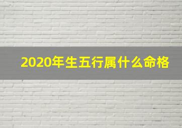 2020年生五行属什么命格