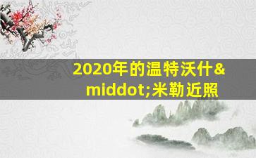 2020年的温特沃什·米勒近照