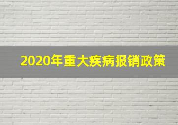 2020年重大疾病报销政策