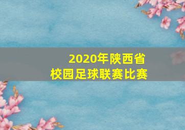 2020年陕西省校园足球联赛比赛