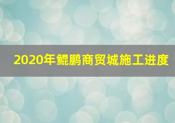 2020年鲲鹏商贸城施工进度