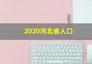 2020河北省人口