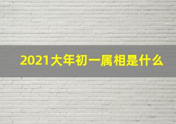 2021大年初一属相是什么