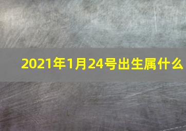 2021年1月24号出生属什么