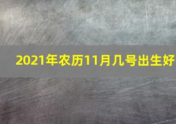 2021年农历11月几号出生好