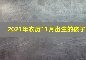 2021年农历11月出生的孩子