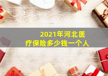 2021年河北医疗保险多少钱一个人