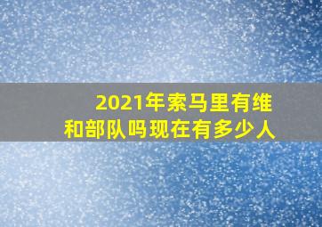 2021年索马里有维和部队吗现在有多少人