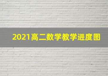 2021高二数学教学进度图