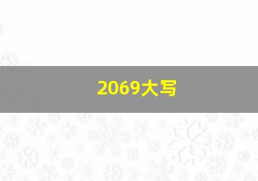 2069大写