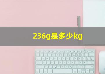 236g是多少kg