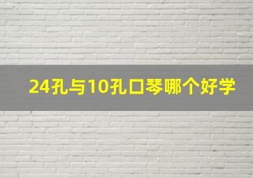 24孔与10孔口琴哪个好学