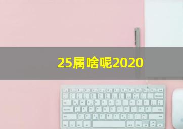 25属啥呢2020