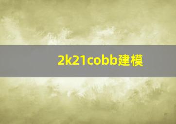 2k21cobb建模