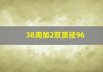 38周加2双顶径96