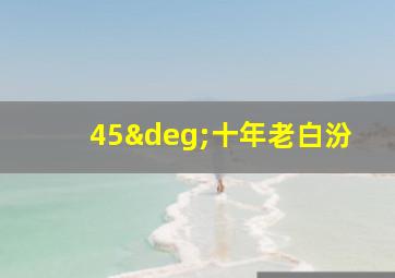 45°十年老白汾