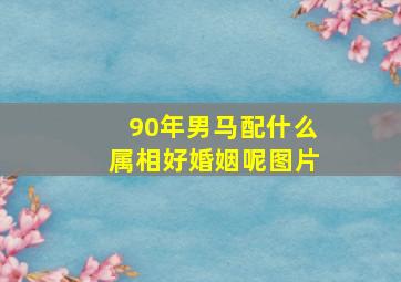 90年男马配什么属相好婚姻呢图片