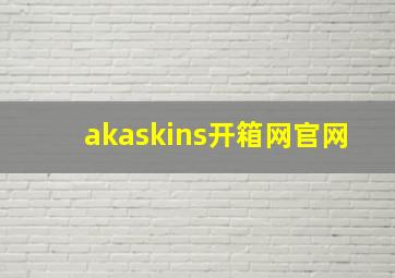 akaskins开箱网官网