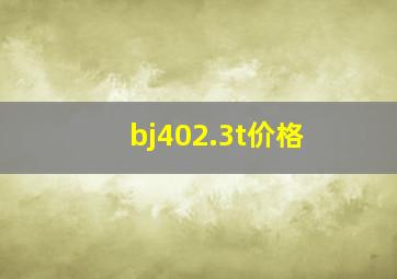 bj402.3t价格