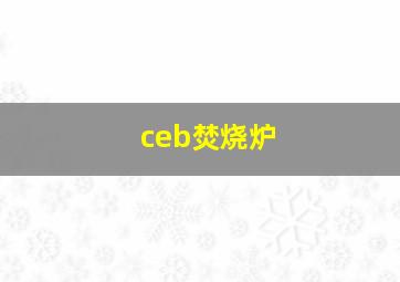 ceb焚烧炉