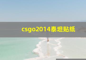 csgo2014泰坦贴纸