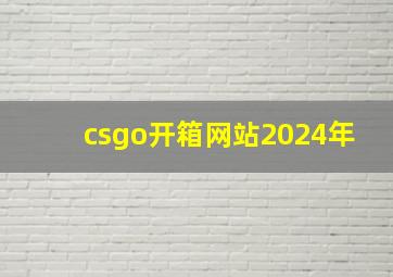 csgo开箱网站2024年