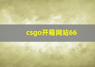 csgo开箱网站66