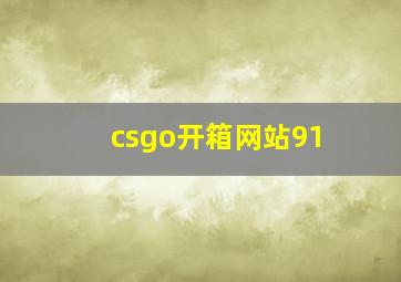 csgo开箱网站91