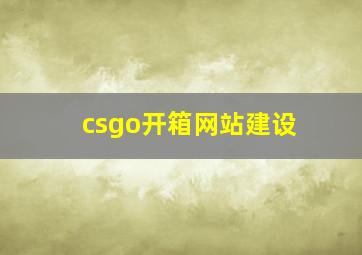 csgo开箱网站建设