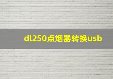 dl250点烟器转换usb