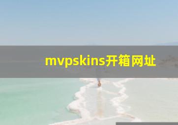 mvpskins开箱网址