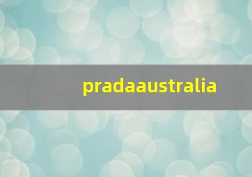 pradaaustralia