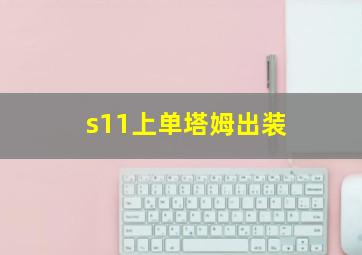 s11上单塔姆出装